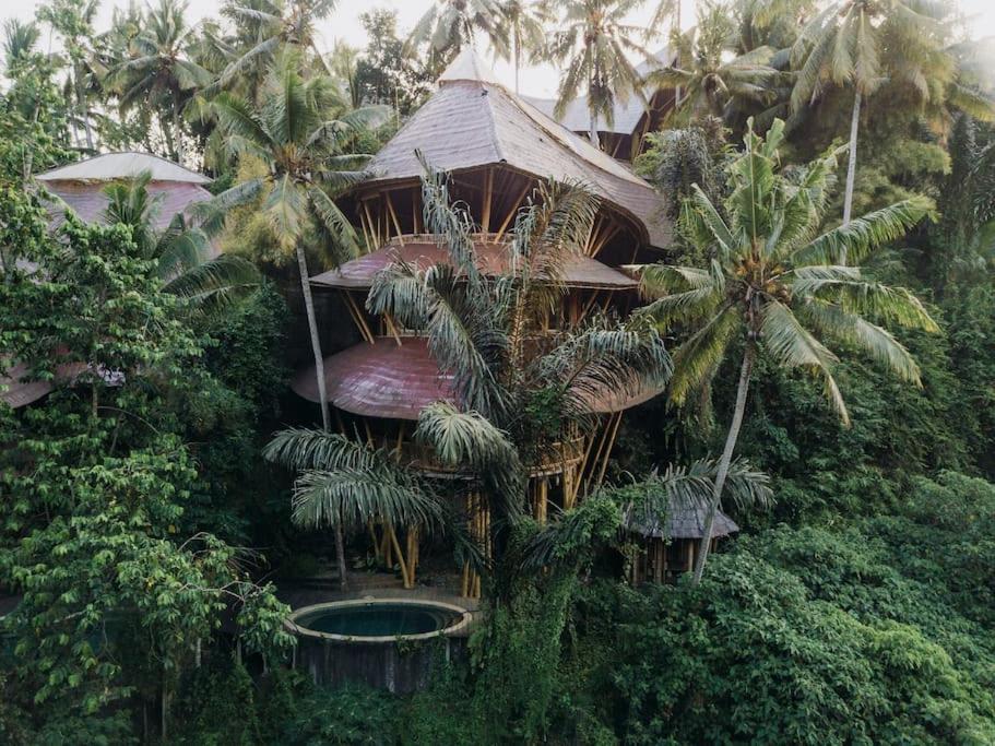 Temple House 3Bds Eco Bamboo House Pool River View Bringkit Экстерьер фото