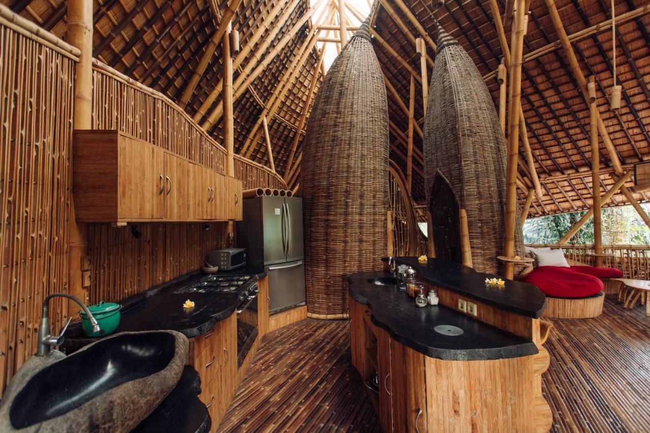 Temple House 3Bds Eco Bamboo House Pool River View Bringkit Экстерьер фото